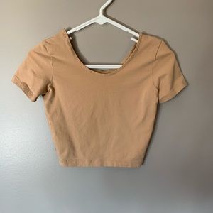 American Apparel short sleeve crop top